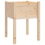 Jardineras 2 uds madera maciza de pino 50x50x70 cm en Macetas y jardineras | Comprar online en Foru.es