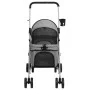Cochecito para perros plegable tela oxford gris 76x50x100 cm de vidaXL, Cochecitos para mascotas - Ref: Foro24-172201, Precio...