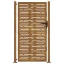 Puerta de jardín acero corten diseño cuadrado 105x180 cm de vidaXL, Puertas de jardín - Ref: Foro24-153254, Precio: 218,47 €,...