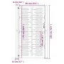 Gartentor aus Cortenstahl, quadratisches Design, 105 x 180 cm von vidaXL, Gartentore - Ref: Foro24-153254, Preis: 215,33 €, R...