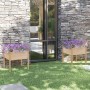 Jardineras 2 uds madera maciza de pino 70x70x70 cm en Macetas y jardineras | Comprar online en Foru.es
