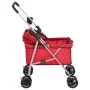 Cochecito para perros plegable tela oxford rojo 76x50x100 cm de vidaXL, Cochecitos para mascotas - Ref: Foro24-172199, Precio...