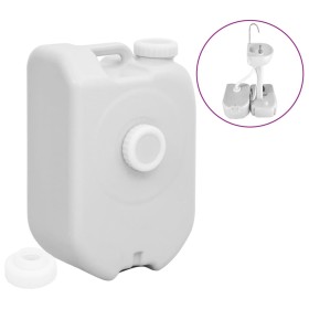 Depósito de agua portátil con adaptador gris 24 L de vidaXL, Camping y senderismo - Ref: Foro24-154415, Precio: 70,48 €, Desc...