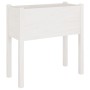 Jardineras 2 uds madera maciza de pino blanco 70x31x70 cm en Macetas y jardineras | Comprar online en Foru.es