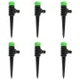 Aspersores giratorios 6 uds verde negro 3x6x19,5 cm ABS&PP de vidaXL, Accesorios de aspersión - Ref: Foro24-154449, Precio: 9...