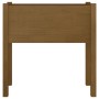 Jardinera de madera maciza de pino marrón miel 70x31x70 cm en Macetas y jardineras | Comprar online en Foru.es