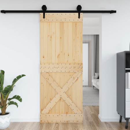 Puerta NARVIK madera maciza pino 90x210 cm de vidaXL, Puertas - Ref: Foro24-154445, Precio: 155,68 €, Descuento: %