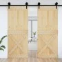 NARVIK-Tür aus massivem Kiefernholz, 90 x 210 cm von vidaXL, Türen - Ref: Foro24-154445, Preis: 149,11 €, Rabatt: %