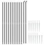Cerca de alambre con pinchos de anclaje gris antracita 1,4x25 m de vidaXL, Paneles de vallas - Ref: Foro24-154251, Precio: 22...