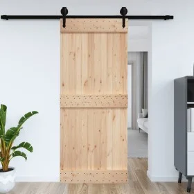 Puerta NARVIK madera maciza pino 95x210 cm de vidaXL, Puertas - Ref: Foro24-154434, Precio: 132,13 €, Descuento: %