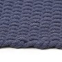 Alfombra rectangular algodón azul marino 160x230 cm de vidaXL, Alfombras - Ref: Foro24-345127, Precio: 87,80 €, Descuento: %