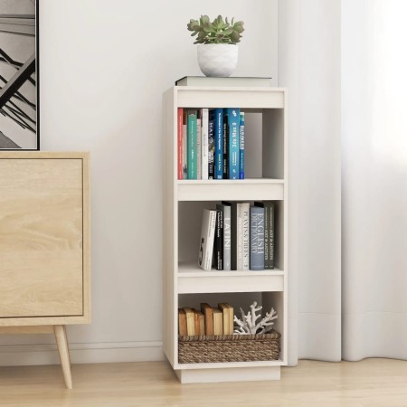 Estantería/divisor de espacios madera pino blanco 40x35x103 cm en Librerías y estanterías | Comprar online en Foru.es