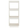 Estantería/divisor de espacios madera pino blanco 40x35x103 cm en Librerías y estanterías | Comprar online en Foru.es