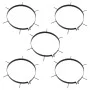 Abrazadera para aireador césped con pinchos 5 uds hierro Ø30cm de vidaXL, Aireadores y sopladores de césped - Ref: Foro24-154...
