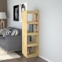 Estantería/divisor de espacios madera maciza pino 40x35x135 cm en Librerías y estanterías | Comprar online en Foru.es