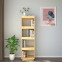 Estantería/divisor de espacios madera maciza pino 40x35x135 cm en Librerías y estanterías | Comprar online en Foru.es