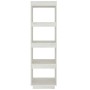 Estantería/divisor de espacios madera pino blanco 40x35x135 cm en Librerías y estanterías | Comprar online en Foru.es