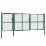 Grüne Gittertür aus verzinktem Stahl, 400 x 175 cm von vidaXL, Gartentore - Ref: Foro24-154537, Preis: 452,76 €, Rabatt: %