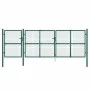 Green galvanized steel garden mesh door 400x175 cm by vidaXL, garden gates - Ref: Foro24-154537, Price: 452,76 €, Discount: %