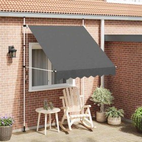 Toldo retráctil de operación manual antracita 200 cm en Toldos | Comprar online en Foru.es