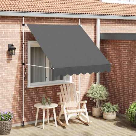 Toldo retráctil de operación manual antracita 200 cm en Toldos | Comprar online en Foru.es