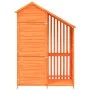 Cobertizo herramientas jardín madera pino marrón 120x53,5x170cm de vidaXL, Cobertizos - Ref: Foro24-172246, Precio: 249,09 €,...