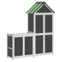 Cobertizos para herramientas de jardín 2 pzas madera pino gris de vidaXL, Cobertizos - Ref: Foro24-172250, Precio: 345,31 €, ...