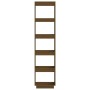 Estantería/divisor de espacios pino marrón miel 80x30x167,4 cm en Librerías y estanterías | Comprar online en Foru.es