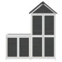 Cobertizos para herramientas de jardín 2 pzas madera pino gris de vidaXL, Cobertizos - Ref: Foro24-172250, Precio: 345,31 €, ...