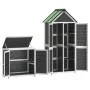 Cobertizos para herramientas de jardín 2 pzas madera pino gris de vidaXL, Cobertizos - Ref: Foro24-172250, Precio: 345,31 €, ...