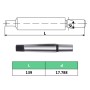 Portabrocas de liberación rápida MT2-B18 rango de sujeción 16mm de vidaXL, Portabrocas - Ref: Foro24-146696, Precio: 38,72 €,...