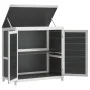 Cobertizos para herramientas de jardín 2 pzas madera pino gris de vidaXL, Cobertizos - Ref: Foro24-172250, Precio: 345,31 €, ...