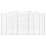 Cesta gaviones forma arco hierro galvanizado 400x30x200/220 cm de vidaXL, Maceteros y jardineras - Ref: Foro24-153410, Precio...