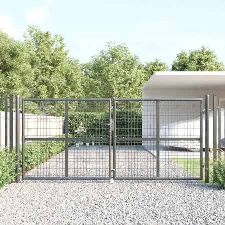 Gartengittertür aus anthrazitfarbenem, verzinktem Stahl, 300 x 175 cm von vidaXL, Gartentore - Ref: Foro24-154530, Preis: 380...