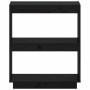 Estantería madera maciza de pino negra 60x35x71 cm en Librerías y estanterías | Comprar online en Foru.es
