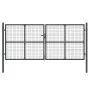Gartengittertür aus anthrazitfarbenem, verzinktem Stahl, 300 x 175 cm von vidaXL, Gartentore - Ref: Foro24-154530, Preis: 380...