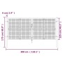 Puerta de malla de jardín acero galvanizado antracita 300x175cm de vidaXL, Puertas de jardín - Ref: Foro24-154530, Precio: 38...