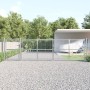 Puerta de malla de jardín acero galvanizado plateado 500x175cm de vidaXL, Puertas de jardín - Ref: Foro24-154558, Precio: 665...