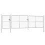 Gartengittertür aus silber verzinktem Stahl, 500 x 175 cm von vidaXL, Gartentore - Ref: Foro24-154558, Preis: 653,33 €, Rabat...