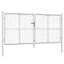 Gartengittertür aus silber verzinktem Stahl, 300 x 175 cm von vidaXL, Gartentore - Ref: Foro24-154531, Preis: 351,38 €, Rabat...