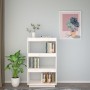 Estantería/divisor de espacios madera pino blanco 60x35x103 cm en Librerías y estanterías | Comprar online en Foru.es
