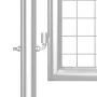 Gartengittertür aus silber verzinktem Stahl, 300 x 175 cm von vidaXL, Gartentore - Ref: Foro24-154531, Preis: 351,38 €, Rabat...