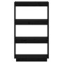 Estantería/divisor de espacios madera pino negro 60x35x103 cm en Librerías y estanterías | Comprar online en Foru.es