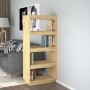 Estantería/divisor de espacios madera maciza pino 60x35x135 cm en Librerías y estanterías | Comprar online en Foru.es