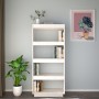 Estantería/divisor de espacios madera pino blanco 60x35x135 cm en Librerías y estanterías | Comprar online en Foru.es