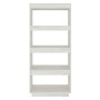 Estantería/divisor de espacios madera pino blanco 60x35x135 cm en Librerías y estanterías | Comprar online en Foru.es