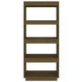 Estantería/divisor de espacios madera pino marrón 60x35x135 cm en Librerías y estanterías | Comprar online en Foru.es