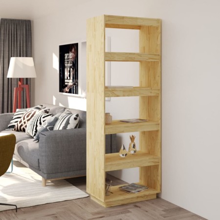Estantería/divisor de espacios madera maciza pino 60x35x167 cm en Librerías y estanterías | Comprar online en Foru.es