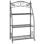 Estantería para flores acero negro 56x30x96 cm de vidaXL, Soportes para macetas - Ref: Foro24-319353, Precio: 70,11 €, Descue...