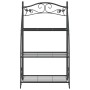 Estantería para flores acero negro 56x30x96 cm de vidaXL, Soportes para macetas - Ref: Foro24-319353, Precio: 70,11 €, Descue...
